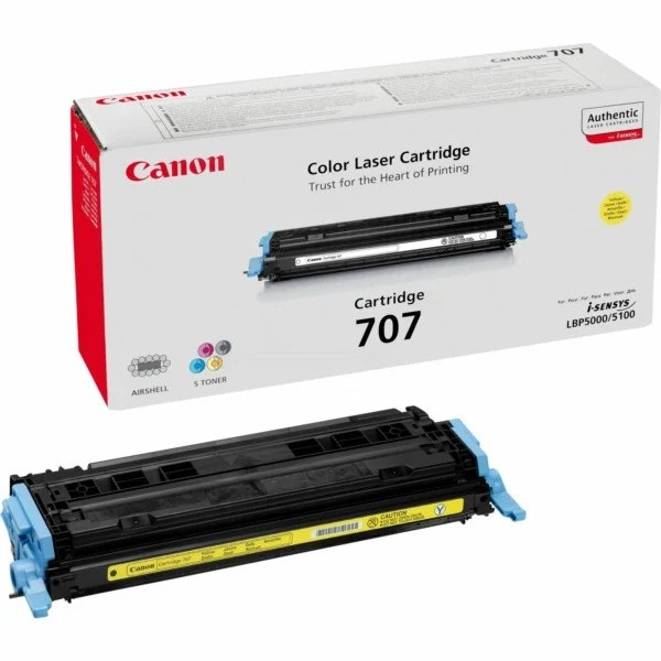 Картридж Canon LBP 5000/5100 (O) №707Y / 9421A004, 2K