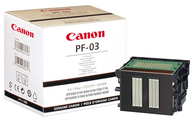Печатающая головка Canon PF-03 (2251B001) для iPF605, iPF610, iPF710, iPF510, iPF815, iPF650 (O)