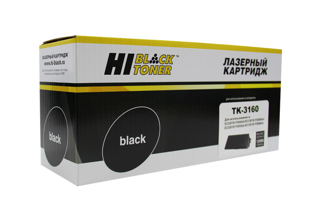 Картридж Kyocera P3045dn/P3050dn/P3055dn (Hi-Black) TK-3160, 12.5K, с чипом
