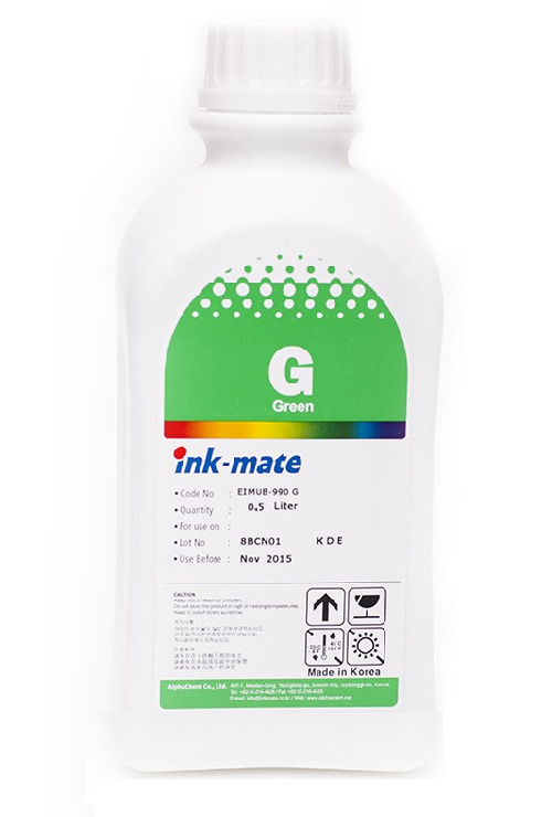 Чернила Epson (Ink-Mate) 500 мл, EIM 990 GR (Зеленый)
