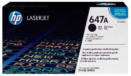 Картридж HP Color LaserJet CP4020/CP4025/CP4520/CP4525/CM4540 (O) 647A/CE260A, Bk, 8.5K