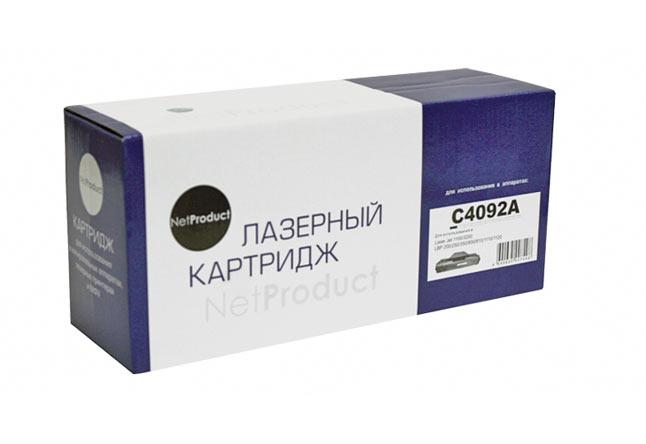 Картридж HP LJ 1100/3200/Canon LBP 800/810/1110/1120 (NetProduct) C4092A/EP-22, 2,5K