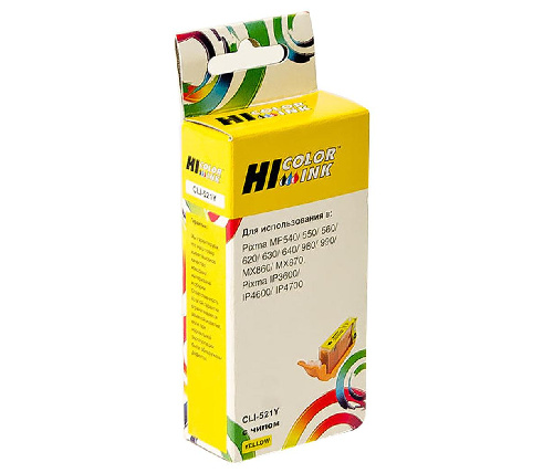 Картридж Canon PIXMA iP3600/iP4600/MP540 (Hi-black) CLI-521, Y