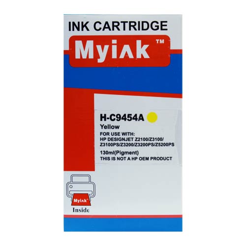 Картридж HP DesignJet Z2100/Z5200 C9454A Yellow (130ml, Dye) MyInk ( 70)
