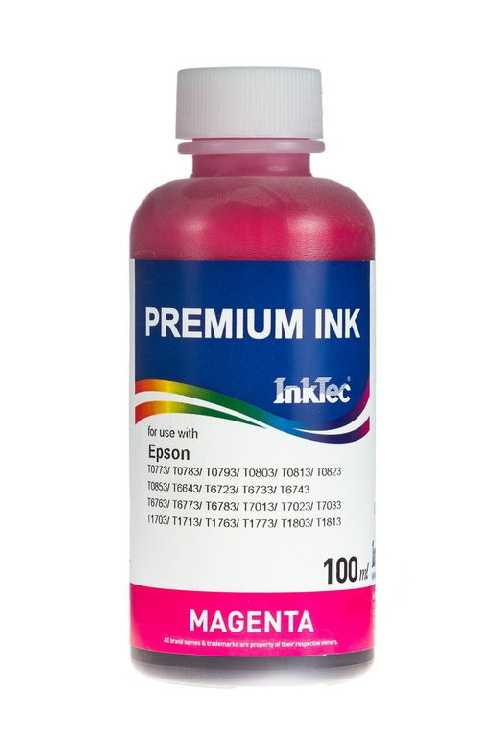 Чернила Epson (InkTec) 100 мл, E0010 (пурпурный) T0823 M