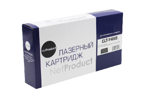 Картридж Samsung CLP-360/365/368/CLX-3300/3305/3307 (NetProduct) CLT-Y406S, Y, 1K