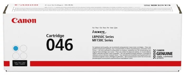 Картридж Canon i-SENSYS LBP650/MF730, 2,3К (O) 046C/1249C002, голубой