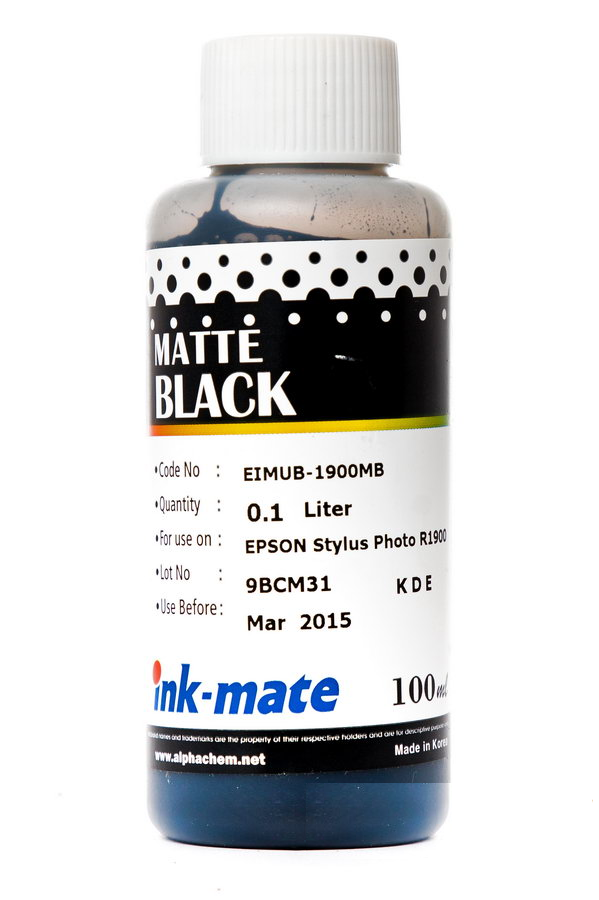 Чернила Epson (Ink-Mate) 100 мл, EIM 1900 MA (матовый черный)