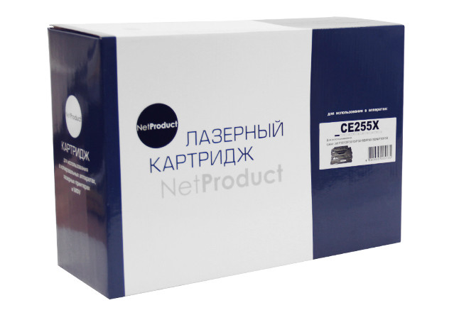 Картридж HP LJ P3015 (NetProduct) CE255X, 12,5K **