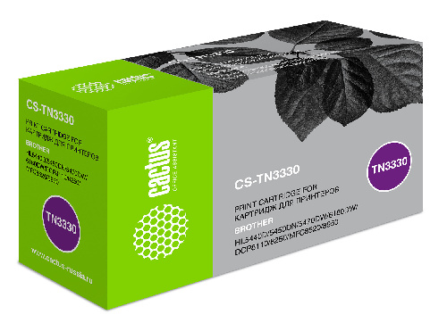 Картридж лазерный Cactus CS-TN3330 TN-3330 черный (3000стр.)