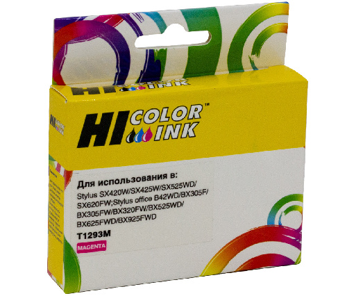 Картридж Epson Stylus SX230/235W/SX420W/SX425W/BX305F (Hi-Black) C13T12934010, M