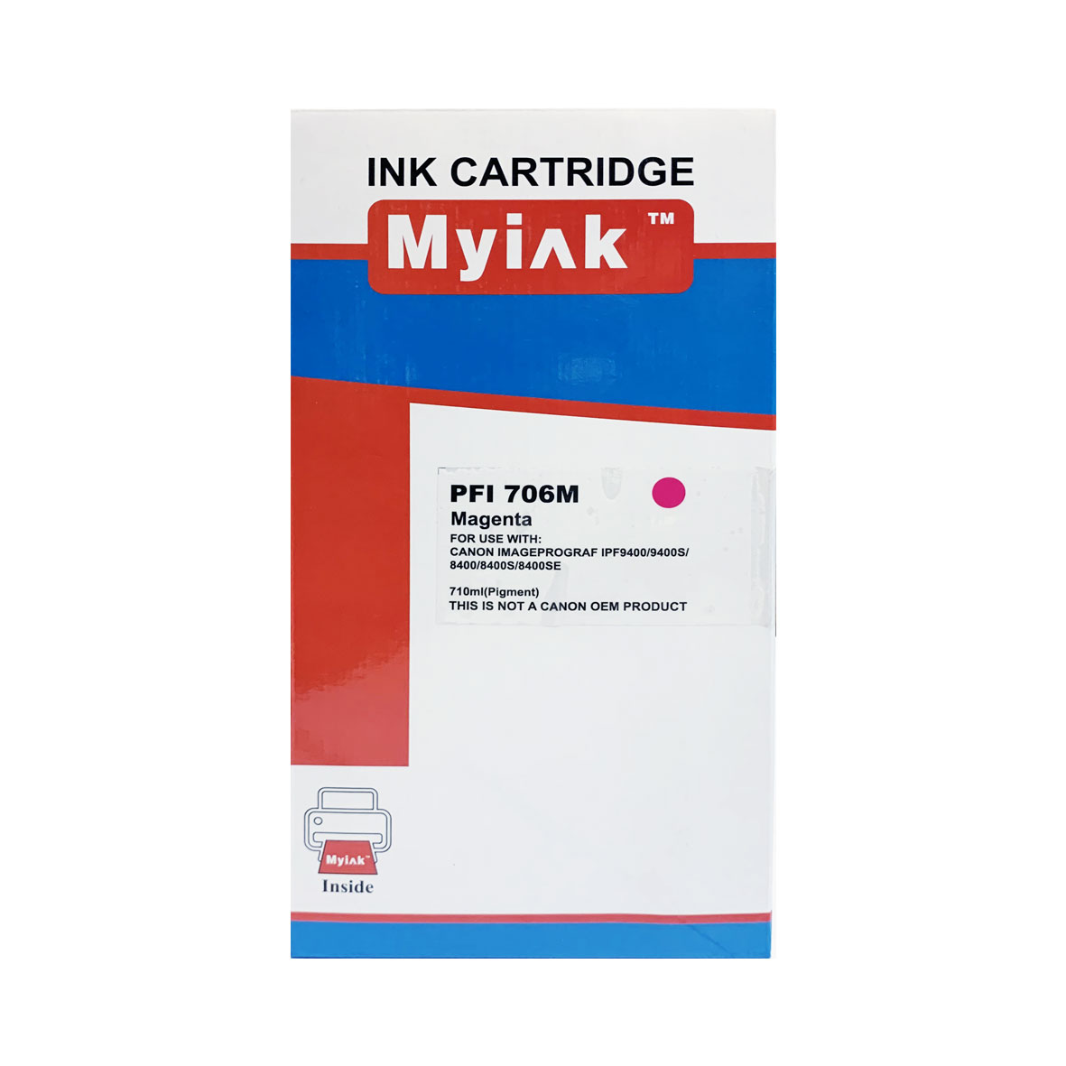 Картридж CANON IPF 8400/8400S/8400SE/9400/9400S Magenta (710 ml) MyInk PFI-706M 