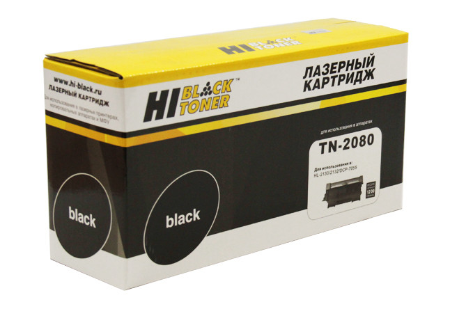 Картридж Brother HL-2130/DCP7055 (Hi-Black) TN-2080, 1,2K