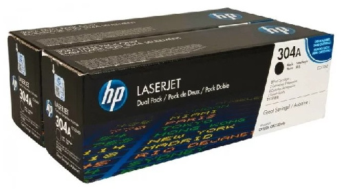 Картридж HP CLJ CP2025/CM2320 (O) 304A/CC530AD, Bk, 2x3.5K (двойная упаковка)