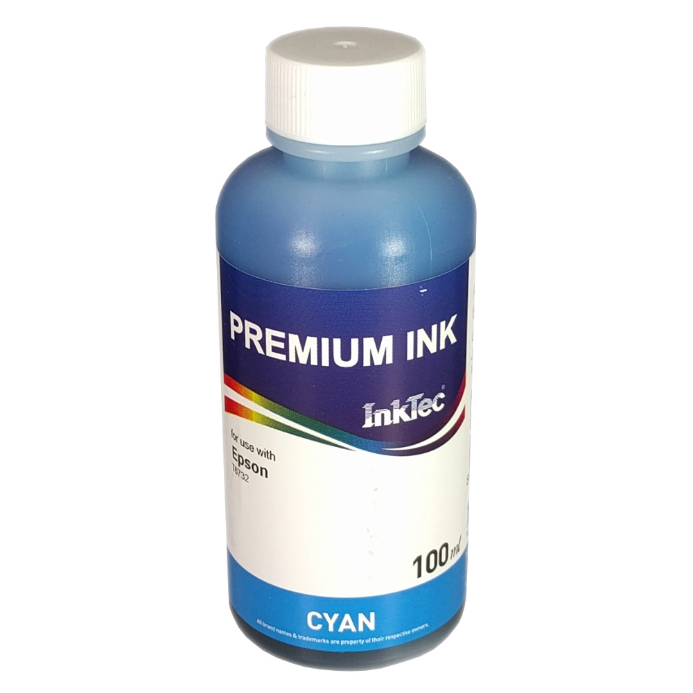 Чернила Epson L800/L1800 (T6732/ T6742) InkTec (E0017) C, 0,1 л. (ориг.фасовка)