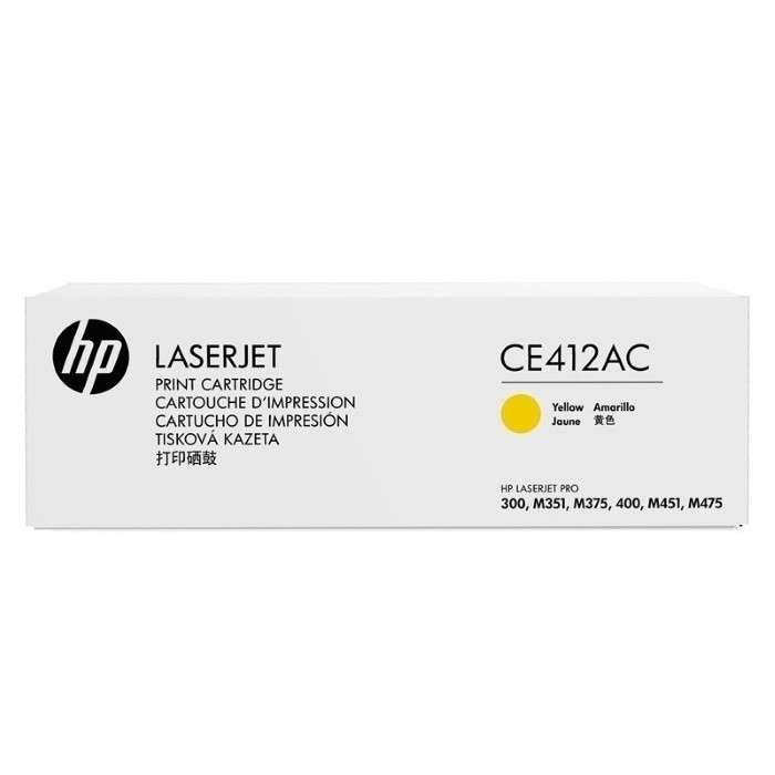 Картридж HP CLJ Pro 300 Color M351/Pro400ColorM451 (O) 305Y/CE412AC, Y, 2,6K (белая коробка)