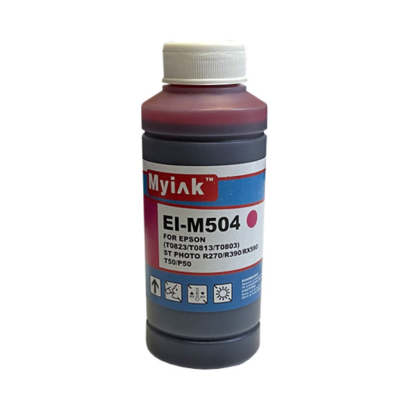 Чернила для EPSON St Photo R270/R290/RX590/T50/P50 EI-M504 (100мл, Magenta Dye) MyInk RU