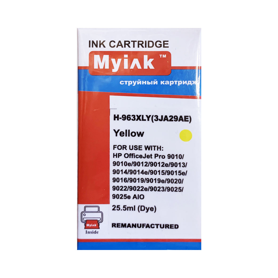 Картридж HP OfficeJet Pro 9010/9020 (MyInk) 963XL/3JA29AE Yellow (ограниченное применение)