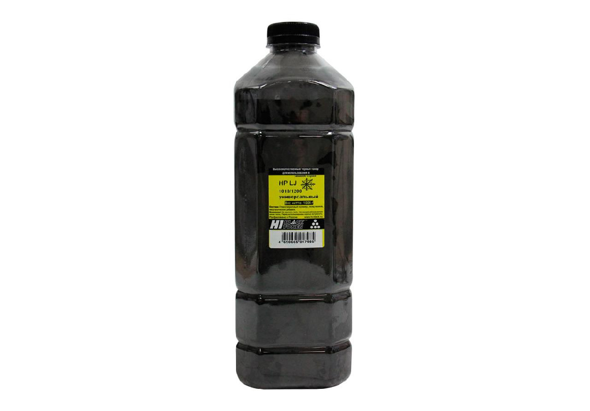 Тонер HP LJ Универсальный 1010/1200 (Hi-Black) Зимняя серия, 1кг, канистра