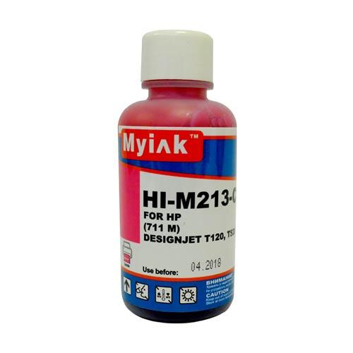 Чернила MyInk HP T120/T520 (711), HI-M213, 100 мл, M (пурпурный)