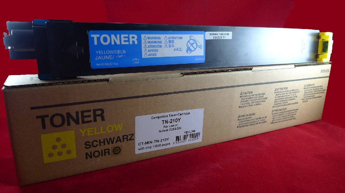 Тонер Konica-Minolta bizhub C250/252 TN-210Y yellow 12K (ELP Imaging)