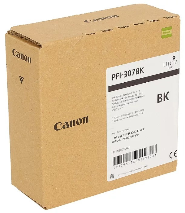 Картридж Canon imagePROGRAF iPF830/840/850 (O) PFI-307BK/9811B001, Photo Black