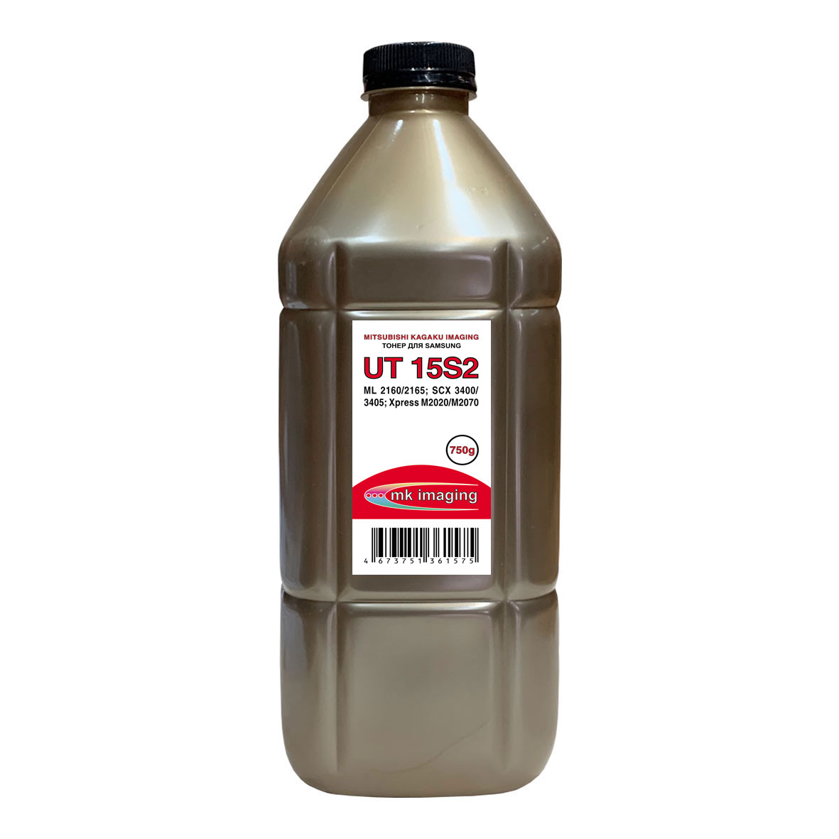 Тонер для SAMSUNG Универсал тип UT15S2 (фл,750,MITSUBISHI/MKI) Gold ATM