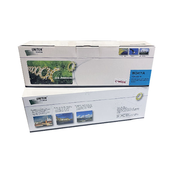 Картридж для HP W2411A (216A) синий (0,85К) UNITON Premium GREEN LINE (Eco Protected)