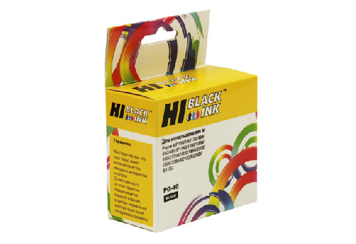 Картридж Canon Pixma iP1200/1600/2200/MP150/170/450 (Hi-Black) PG-40/№40 BK