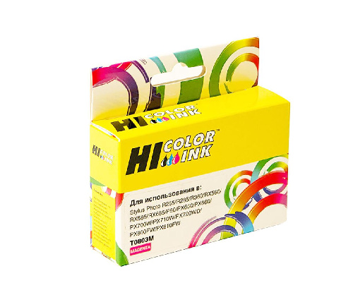 Картридж Epson Stylus Photo P50/PX660/700W/800FW/R265/RX560 (Hi-Black) C13T08034011, M