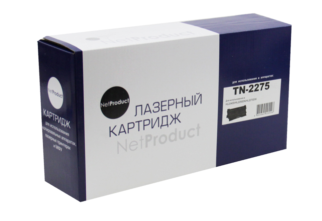Картридж Brother HL-2240R/2240DR/2250DNR/DCP-7060DR (NetProduct)TN-2275, 2,6K