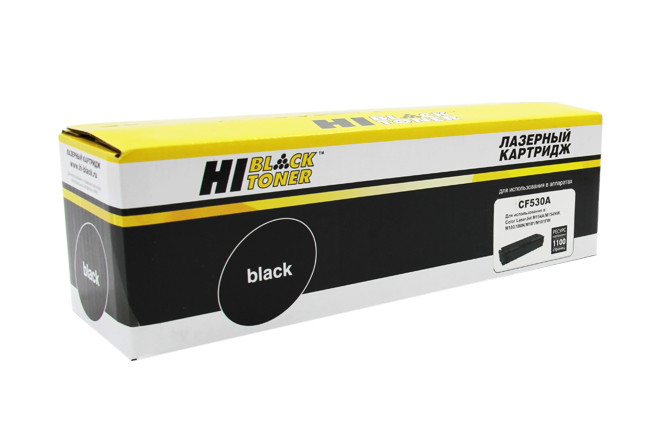 Картридж HP CLJ Pro M154A/M180n/M181fw (Hi-Black) CF530A, Bk, 1.1K