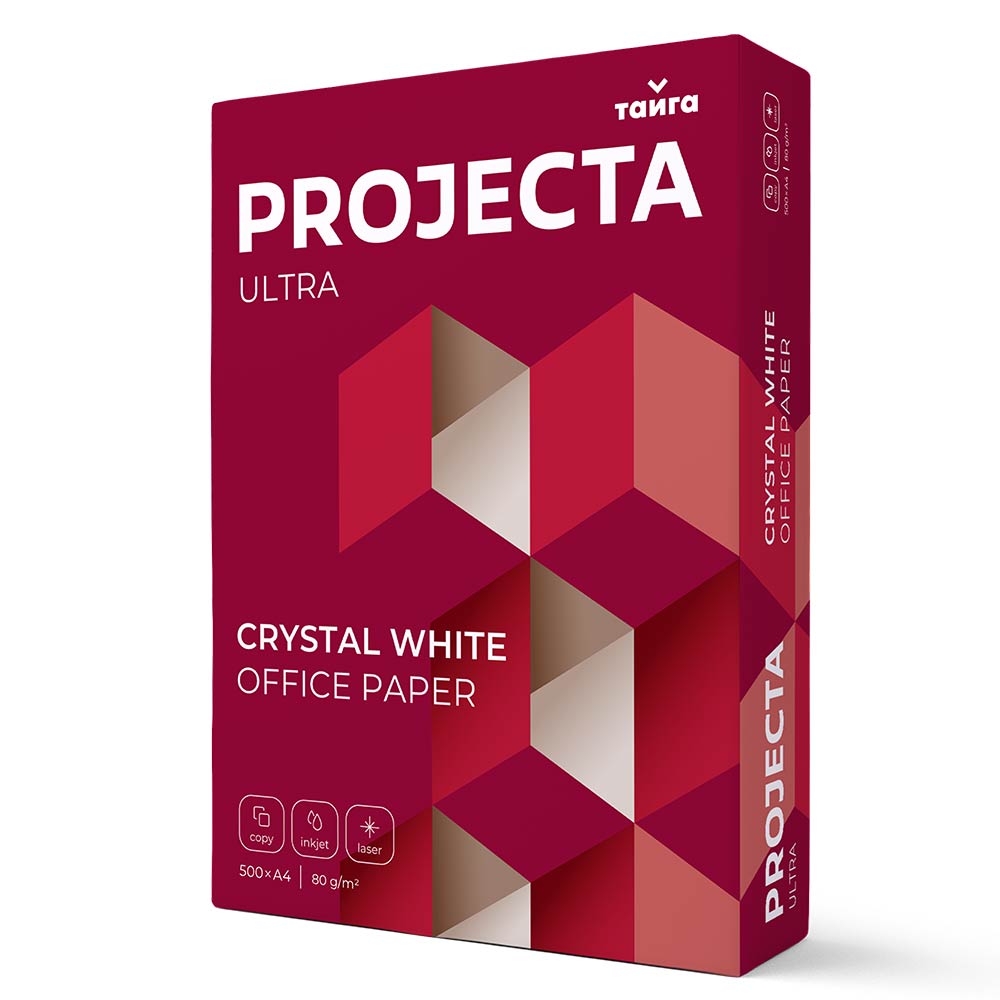 Бумага A4 PROJECTA Ultra 80г/м2 500л класс A