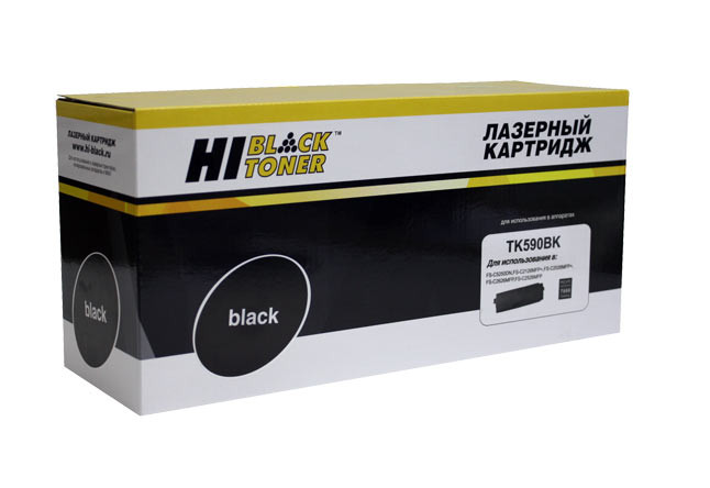 Картридж Kyocera FS-C5250DN/C2626MFP (Hi-Black) TK-590K, BK, 7K