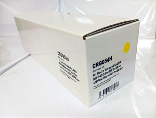 Картридж CANON LBP621/623,MF641/643/645 Cartridge 054H Y желтый (2,3K) (Noname)