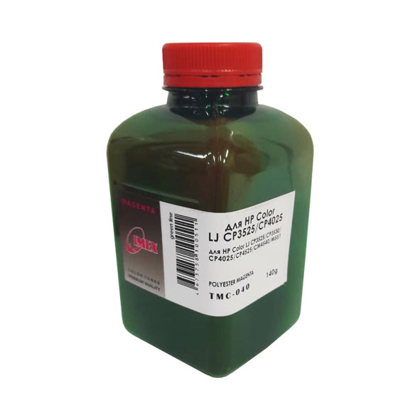 Тонер для HP (фл,140,красный,Polyester,TMC040 IMEX) Green Line