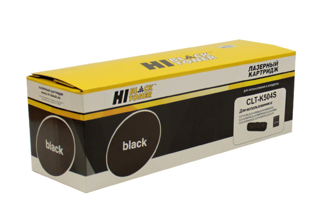 Картридж Samsung CLP-415/470/475/CLX-4170/4195 (Hi-Black) CLT-K504S, BK, 2,5K
