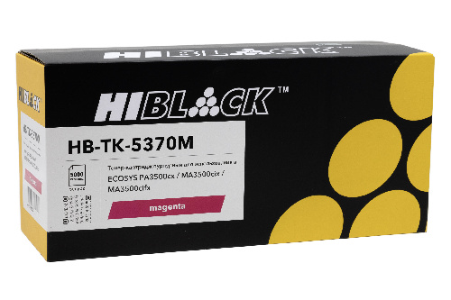 Тонер-картридж Hi-Black (HB-TK-5370M) для Kyocera ECOSYS PA3500/PA3500cx/MA3500/MA3500cix, M, 5K