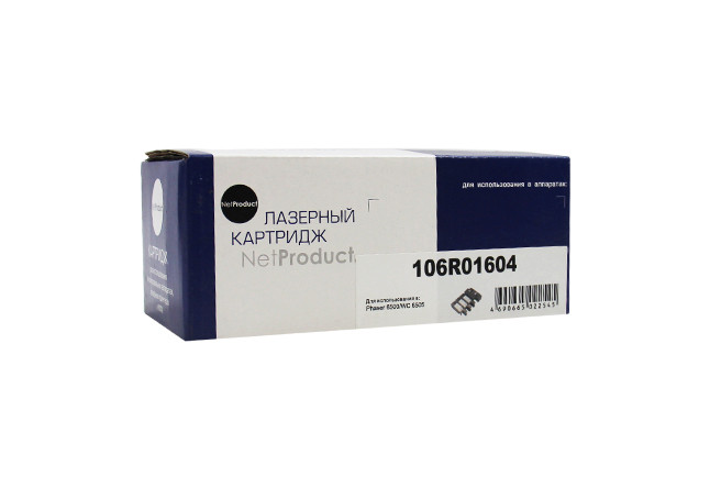 Картридж Xerox Phaser 6500/WC 6505 (NetProduct) 106R01604, BK, 3K