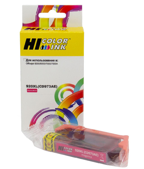 Картридж HP Officejet 6000/6500/7000/7500 (Hi-Black) CD973AE/ №920XL, M, 14ml