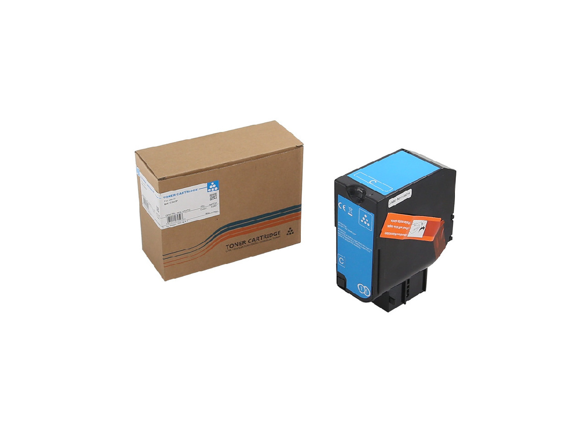 Тонер-картридж (CPT) для SHARP MX-C507P (CET) Cyan, (WW (EX. USA)), 222,4г, CET141731