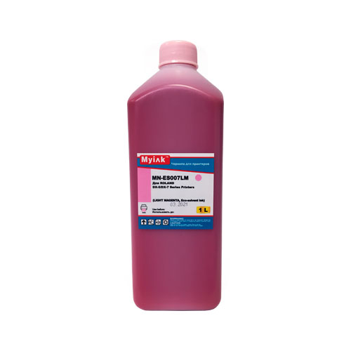 Чернила экосольвентные для Roland Soljet /MUTOH/Mimaki (1л, light magenta) ES007LM MyInk