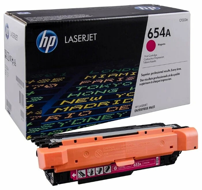Картридж HP CLJ M651n/651dn/651xh (O) №654A, CF333A, M, 15K