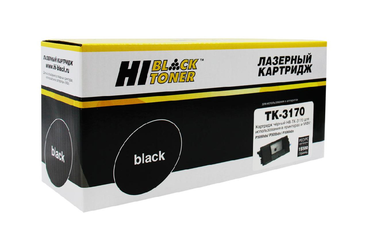 Картридж Kyocera P3050dn/P3055dn/P3060dn (Hi-Black) TK-3170, 15,5K, с чипом