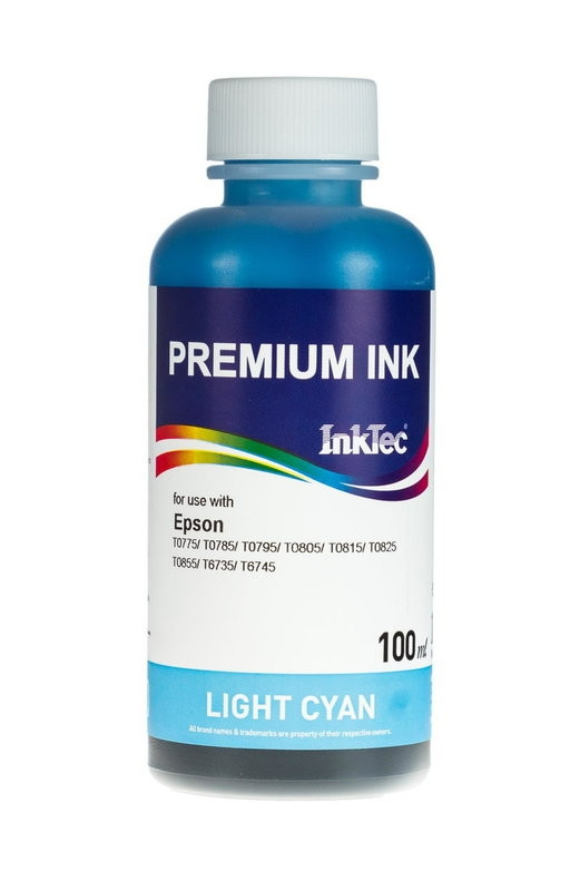 Чернила Epson (InkTec) 100 мл, E0010 (св. синий) T0825 CL