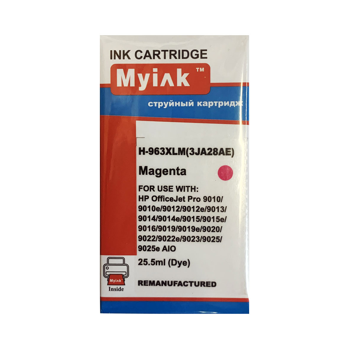 Картридж HP OfficeJet Pro 9010/9020 (MyInk) 963XL/3JA28AE Magenta (ограниченное применение)