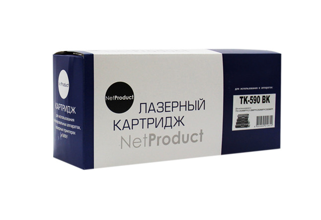 Картридж Kyocera FS-C5250DN/C2626MFP/ECOSYS P6026cdn (NetProduct) TK-590, BK, 7K