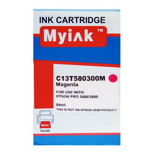 Картридж для (T5803) EPSON St Pro 3800/3880 Magenta (84ml, Pigment) MyInk