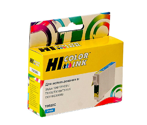Картридж Epson Stylus C91/CX4300/T26/TX106/109 (Hi-Black) T09224A10/C13T10824A10