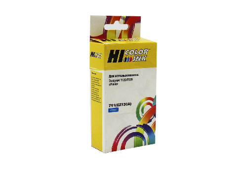 Картридж HP DJ T120/T520 (Hi-Black) CZ130A, №711 C (26 мл)